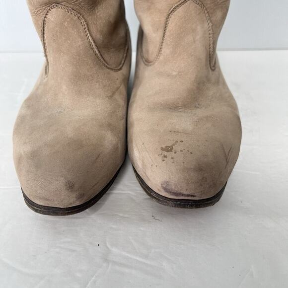 Bota Charra Escaramusa Mujer Women Riding Boots Size 9 Mexican Rodeo Leather - Picture 5 of 10